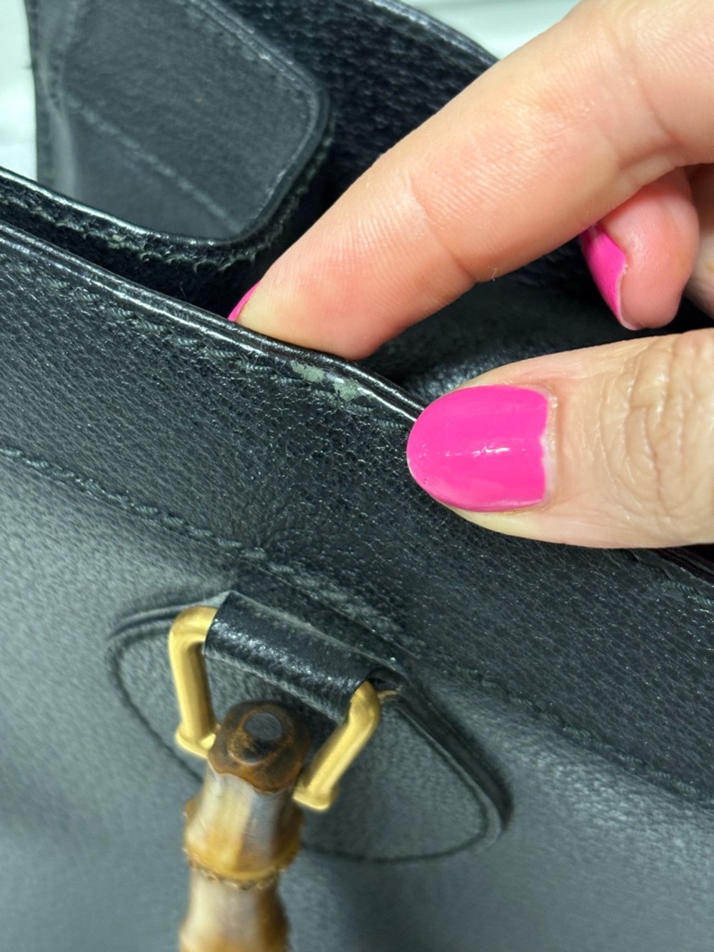 Gucci Vintage Diana Tote with Bamboo Handle - Picture 10 of 10